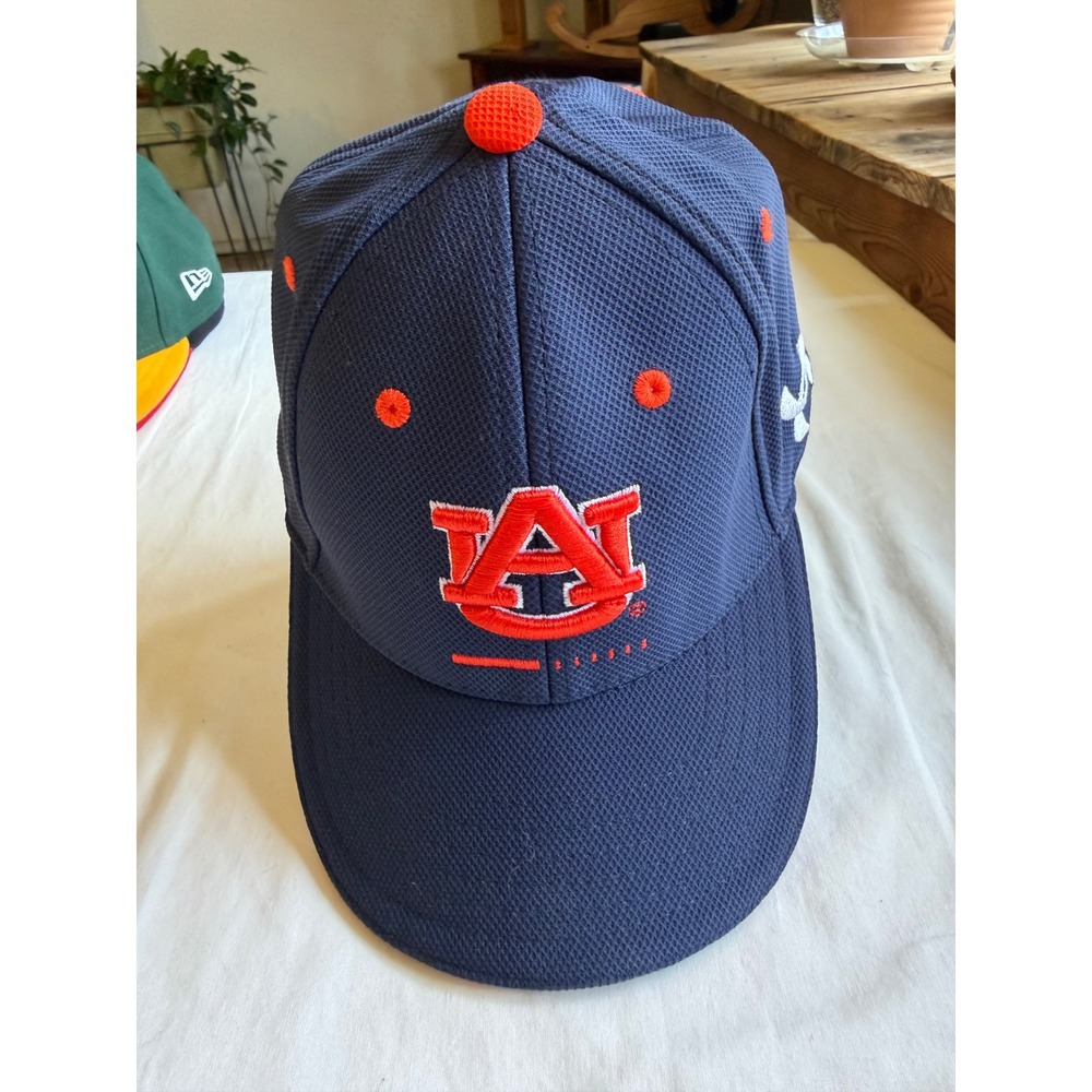 Under Armour Auburn Tigers Youth Hat Navy Blue Orange Iso-Chill Adjustable Cap